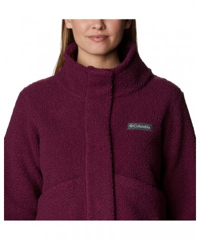 Women's Panorama Snap Fleece Jacket Marionberry $25.49 Jackets