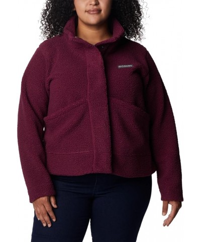 Women's Panorama Snap Fleece Jacket Marionberry $25.49 Jackets