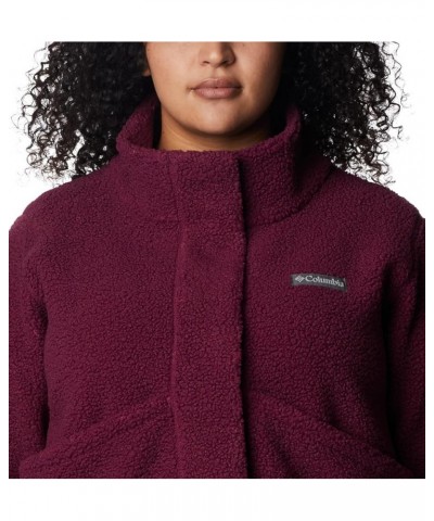 Women's Panorama Snap Fleece Jacket Marionberry $25.49 Jackets