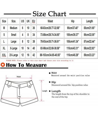 Bermuda Shorts for Women Summer Casual Graphic Print Drawstring Shorts Elastic Waisted Cotton Linen Lounge Shorts Khaki 4 $8....