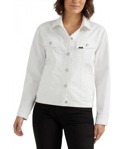 Women's Legendary Rider Denim Jacket Bright White $26.53 Jackets