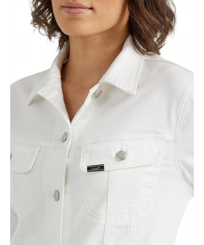 Women's Legendary Rider Denim Jacket Bright White $26.53 Jackets