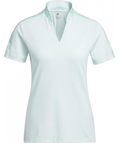 Women's Ultimate365 Printed Polo Shirt Halo Mint $16.56 Shirts