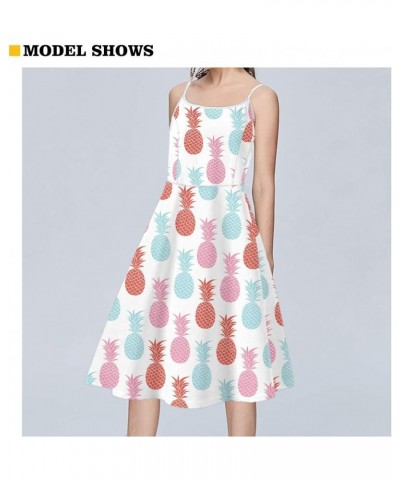 Women's Summer Sleeveless Casual Swing Dresses with Loose Fit Beach Sundress Black Floral $11.95 Dresses