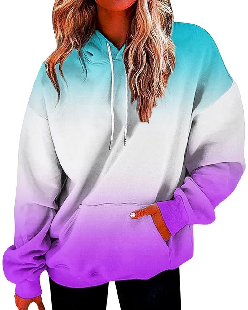 Oversized Sweatshirt for Women 2023 Fashion Printed Comfy Hoodie Casual Loose Long Sleeve Pullover Tops Outwear with Pockets ...