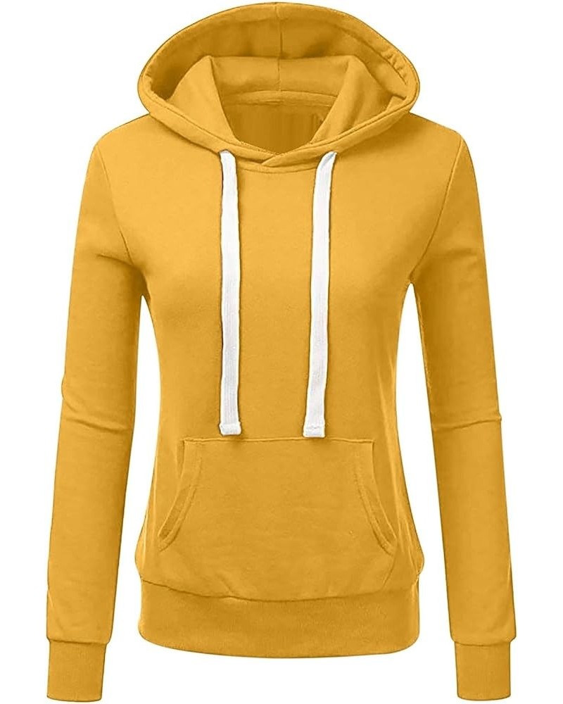 2023 Womens Fall Fashion Zip Up Hoodies Fleece Sweatshirts Casual Long Sleeve Pullover Winter Coats Warm Jacket D2 yellow $9....