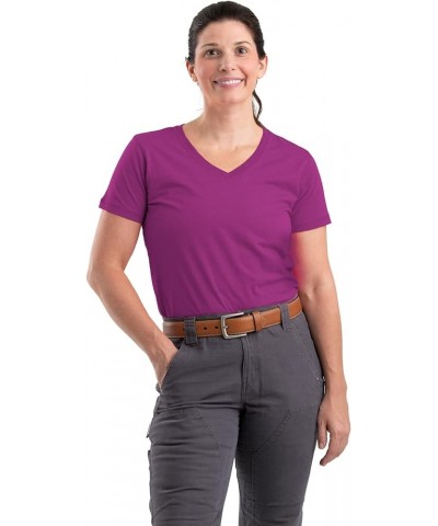 Women's Lightweight Performance V-Neck Light Magenta $10.07 Tops