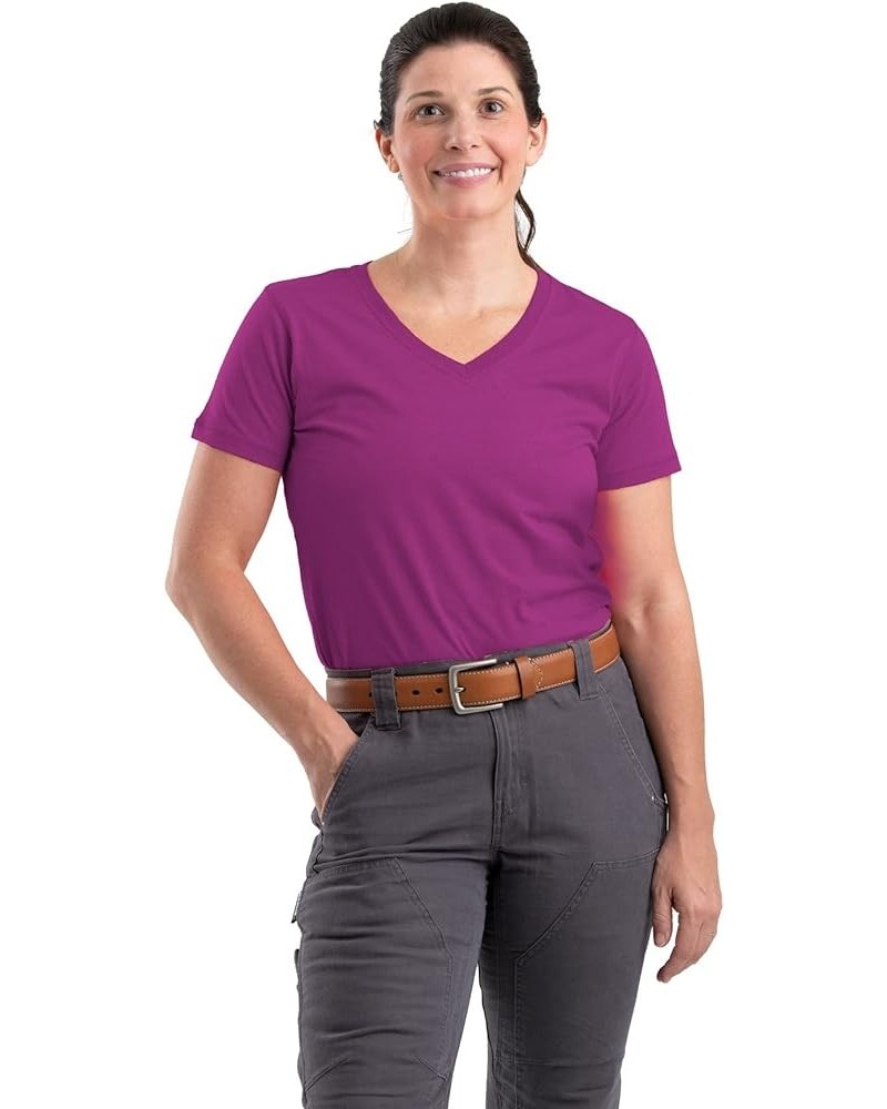 Women's Lightweight Performance V-Neck Light Magenta $10.07 Tops