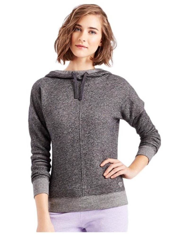 Womens Terry Popover Hoodie Sweatshirt, Black, Medium $13.37 Hoodies & Sweatshirts